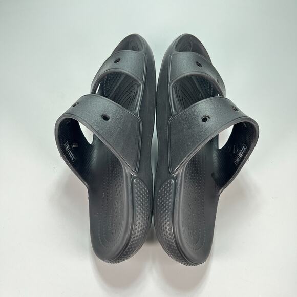 Crocs Classic Black All Terrain Slide Sandals Lightweight Men's Size 9 - Picture 6 of 9
